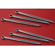 Steel Split pin. 2-1/4" long x 1/8" diameter. (Sold as a Set of 6)    GHF504-SetA