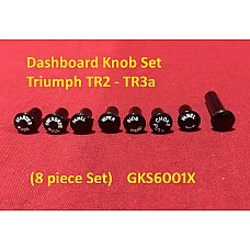 Dashboard Knob Set   Triumph TR2 - TR3a    (8 piece Set)    GKS6001X