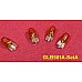 Lucas Bulb 12v 5w AMBER Capless Lucas LLB501 - (Sold as a set of Four)  GLB501A-SetA