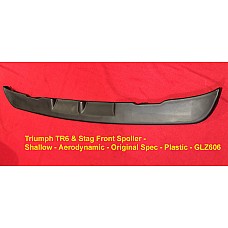 Triumph TR6 & Stag Front Spoiler - Shallow - Aerodynamic - Original Spec - Plastic - GLZ606