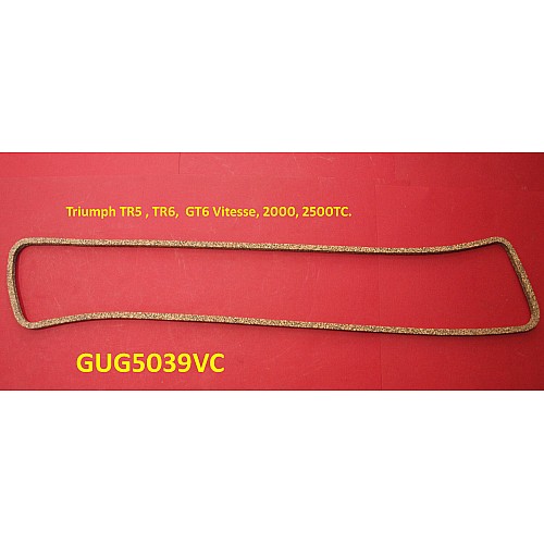 Gasket Rocker Cover Gasket - Cork Triumph TR5-6 GT6 Vitesse, 2000, 2500TC.   GUG5039VC