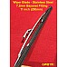 11 Inch (280mm) Wiper Blade Stainless Steel  (7.2 Bayonet)   GWB118