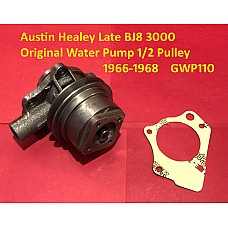 Water Pump Austin Healey Late BJ8 3000 1/2 Pulley 1966-1968    GWP110