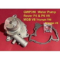 Water Pump MGB GT V8 Triumph TR8 Rover P5 & P6 & Morgan V8 Engines     GWP310