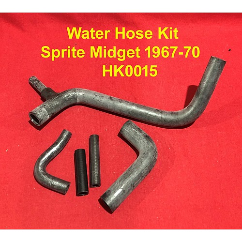Water Hose Kit Sprite Midget 1967 - 1970 4 Piece Kit - HK0015