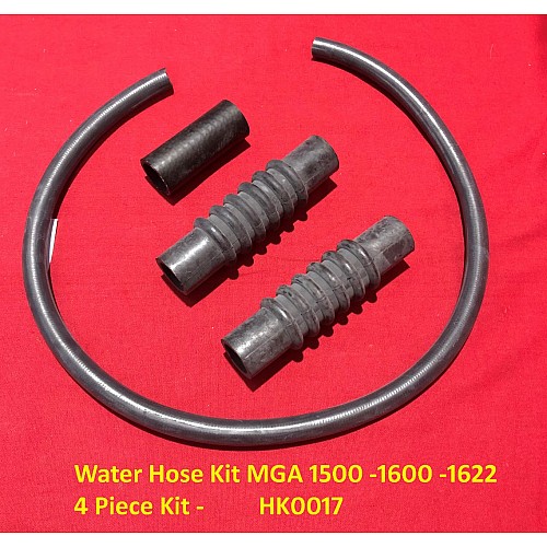 Water Hose Kit MGA 1500cc - 1600cc - 1622cc   4 Piece Kit - HK0017