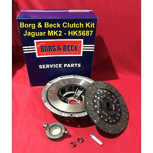 Borg & Beck Clutch Kit - Jaguar MK2 2.4   1959 - 1967   HK5687