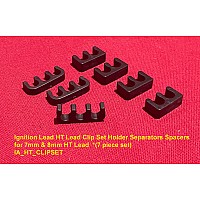 Ignition Lead HT Lead Clip Set Holder Separators Spacers for 7mm & 8mm HT Lead   IA_HT_CLIPSET