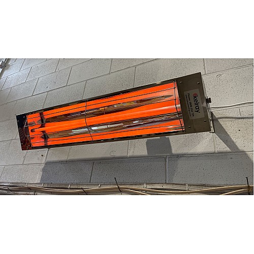 Kelray Infrared Workshop Indoor & Outdoor Heater  - 2Kilowatt  - Infrared Heating to Warm the Living and Working places of your Life   I-20 [2kW]