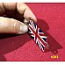 Enamel Union jack badge. Screw / rivet fix.  MSA2120   K013