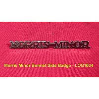 Morris Minor Bonnet Side Badge - LOG1004