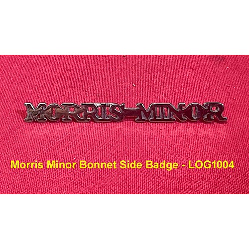 Morris Minor Bonnet Side Badge - LOG1004