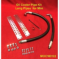 Oil Cooler Pipe Kit . Long Pipes for Mini Clubman or Classic Mini     MOC100102