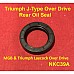 Triumph J-Type Over Drive & MGB Overdrive - 4 Synchromesh - LH Type Rear Oil Seal - NKC39A