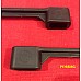 C&C Seat Belt Guide Attachments  (Sold as a pair) MGB & MGB GT.  MG Logo (22cm)  P1198MG