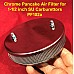 Chrome Pancake Air Filter for 1-1/2 inch  HS4 1.5 SU Carburetors - PF102a