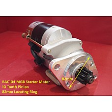Powerlite High Torque Starter Motor MGB 10 Tooth  (Similar to RAC184 but with differing Mount ) UK Made    RAC104