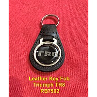 Leather Key Fob - Triumph TR8 - RB7502