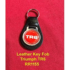 Leather Key Fob - Triumph TR6 - RR1155