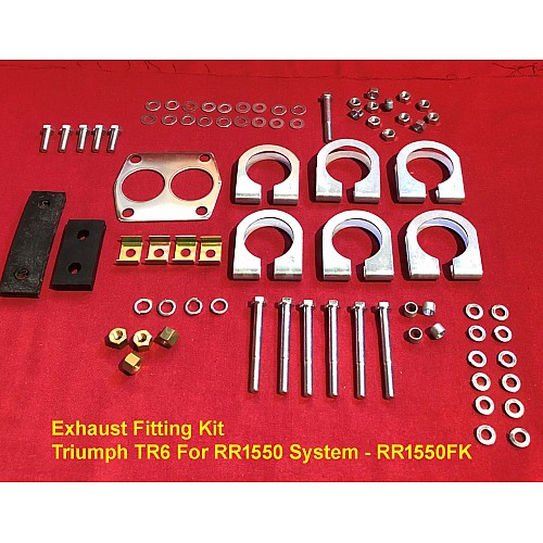 Exhaust Fitting Kit Triumph TR6 For RR1550 System - RR1550FK