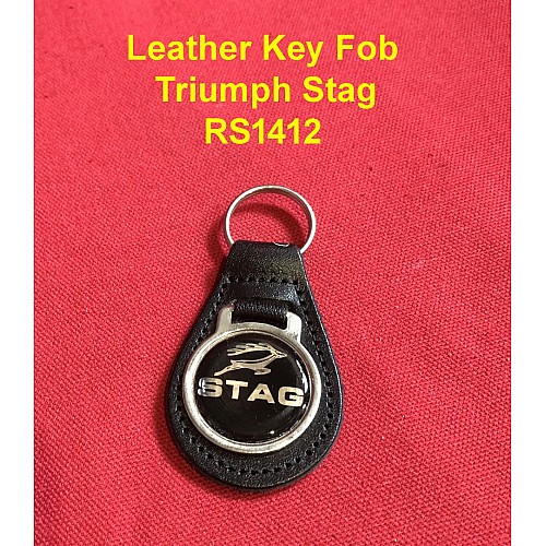 Leather Key Fob - Triumph Stag - RS1412