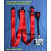 Securon Static Front Seat Belt RED (217cm) and Anchor 30cm Stalk  Securon-300/30RED