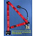 Securon Inertia Reel Front Seat Belt RED (380cm) and Anchor  RED (Vertical Reel )  Securon-500/CVRED
