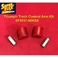 Superflex Front Track Control Arm Kit of 2 Bushes  2 Stainless Steel Tubes replaces OEM# 138885 - SF0137-90KSS