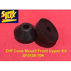 Superflex Diff Cone Mount Front Upper Kit of 2 Bushes TR5& TR6  replaces OEM# 134235 - SF0138-70K