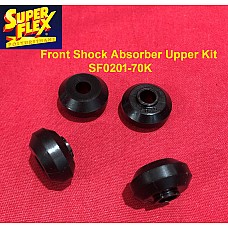 Superflex Polyurethane Front Shock Absorber Upper Kit of 4 Bushes - SF0201-70K