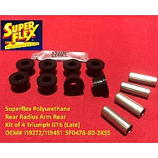 Superflex Polyurethane Rear Radius Arm Rear (Kit of 4) Triumph  OEM# 119451  SF0478-80-2KSS