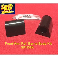 Superflex Front Anti Roll Bar to Body Kit of 2 Black (33mm tall) Bushes E Type replaces OEM# C16633 C30502 - SF1137K