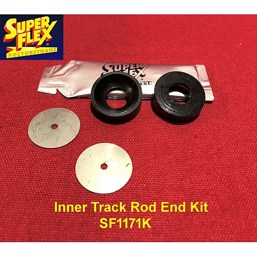 Steering Rack Ball Socket  Inner Track Rod End Kit of 2 Bushes 2 Washers replaces OEM# 158732 - SF1171K