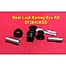 Superflex Rear Leaf Spring Eye Kit of 4 Bushes  2 Stainless Steel Tubes replaces OEM# 117575 - SF2042KSS