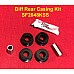 Superflex Diff Rear Casing Kit of 4 Bushes 2 Stainless Steel Tubes replaces OEM# 117578 - SF2048KSS