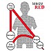 Securon Inertia Reel Front Seat Belt RED (380cm) and Anchor  RED (Vertical Reel )  Securon-500/CVRED