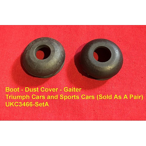 Boot - Dust Cover - Gaiter  Triumph Cars and Sports Cars (Sold As A Pair)    UKC3466-SetA