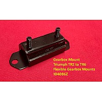 Gearbox Mount  - Triumph TR2 to TR6  Flexible Gearbox Mounts    104086Z
