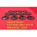 Jaguar & Daimler V8 250 Front Brake Caliper Seal Kit (12pc)   TRW SP2556   12319#