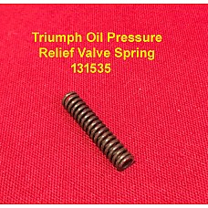 Oil Pressure Relief Valve Spring   Triumph     131535