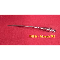 Wiper Arm  12 inch (300mm) (7.2mm Bayonet)  Stainless Steel  Left Crank Triumph TR6  151886Z
