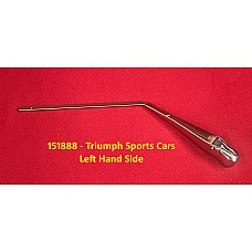 Wiper Arm  12 inch (300mm) (7.2mm Bayonet) Stainless Steel  Left Crank 13mm Spline - 151888