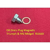 Oil Drain Plug Magnetic - Triumph & MG Midget  155660