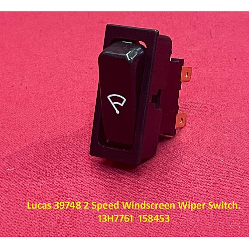 Lucas 39748 2 Speed Windscreen Wiper Switch.  13H7761  158453