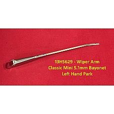 Wiper Arm  10 inch (250mm) (5.1mm Bayonet) Left Hand Park Mini Mk3  13H5629