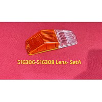 Indicator & Sidelight Cluster Lens Set Only MGB Triumph Spitfire Triumph GT6  516306-516308 Lens - SetA