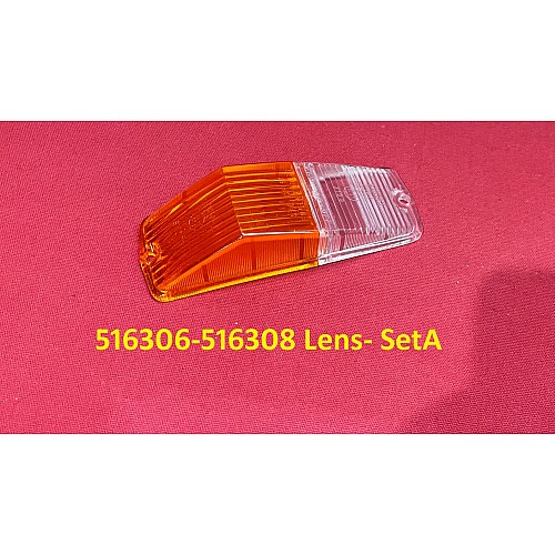 Indicator & Sidelight Cluster Lens Set Only MGB Triumph Spitfire Triumph GT6  516306-516308 Lens- SetA