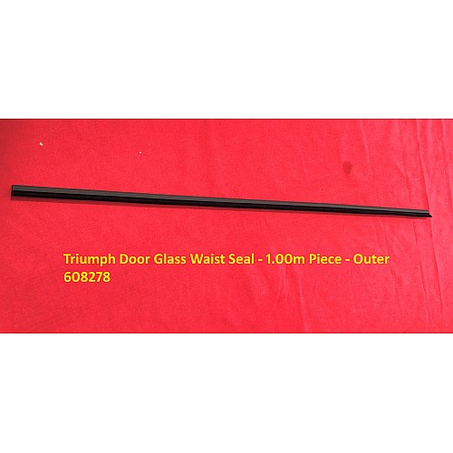 Door Glass Waist Strip Weather Seal. Triumph Vitesse & Herald 608278