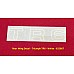 Rear Wing Decal - Triumph TR6 - White - 625667