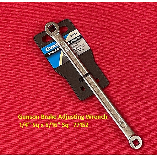 Gunson Brake Adjusting Wrench 1/4" Sq x 5/16" Sq   77152